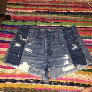 American Eagle vintage high rise festival shorts